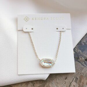❤️Kendra Scott Elisa Gold Dichroic Glass Necklace
